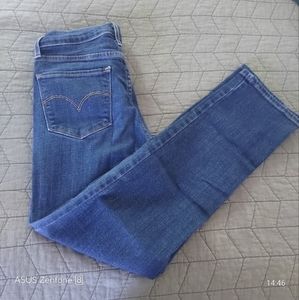 Levi's 724 High Rise Straight Leg Jeans